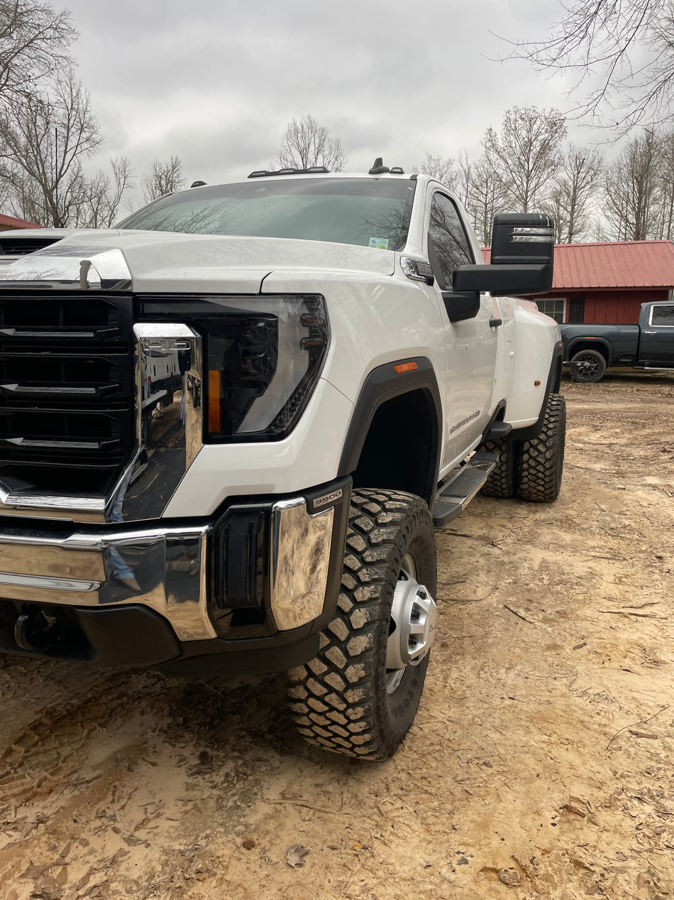 Chevy Silverado 3500HD 2020-2025 Towing Mirrors LED Lights Power Heated Glass