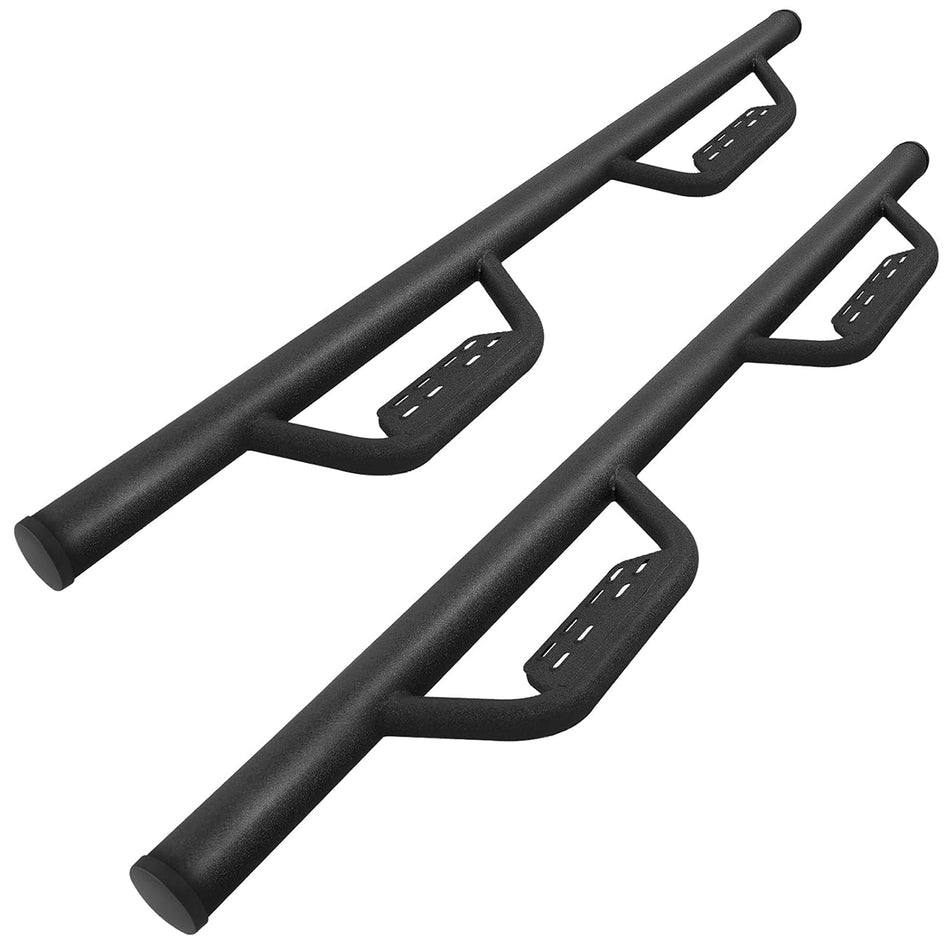Dodge Ram 3500 Quad Cab 2003-2009 Black Nerf Bars