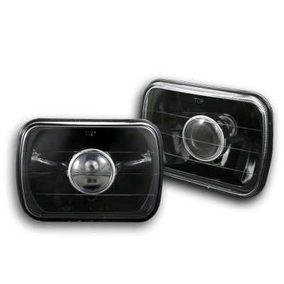 Buick Skyhawk 1979-1980 Black 7 Inch Sealed Beam Projector Headlight Conversion