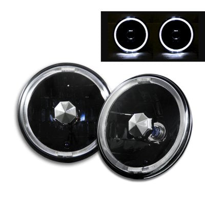 Buick Century 1974-1975 Black Halo Sealed Beam Headlight Conversion