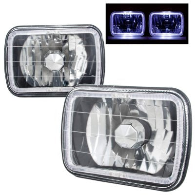 Buick Reatta 1988-1991 Black 7 Inch Halo Sealed Beam Headlight Conversion