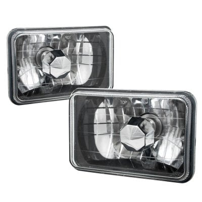 Buick Riviera 1975-1985 Black Chrome Sealed Beam Headlight Conversion