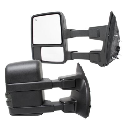 Ford F350 Super Duty 2008-2016 Towing Mirrors Power Heated Smoked LED Signal