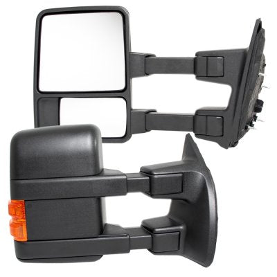 Ford F250 Super Duty 2008-2016 Towing Mirrors Power Heated LED Signal Lights
