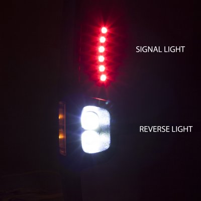 GMC Yukon 2000-2002 Towing Mirrors LED Lights Power Heated