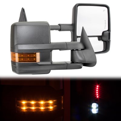 Chevy Tahoe 1995-1999 Power Towing Mirrors LED Lights