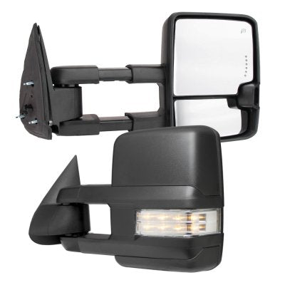 GMC Sierra 2003-2006 Towing Mirrors Clear LED Lights Power Heated