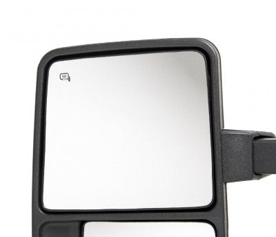 Ford F350 Super Duty 2008-2016 Chrome Towing Mirrors Power Heated Smoked LED Signal