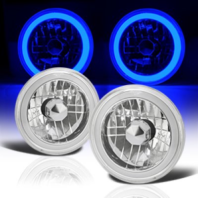 Buick Century 1974-1975 Blue Halo Tube Sealed Beam Headlight Conversion
