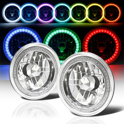 Buick Century 1974-1975 Color SMD LED Sealed Beam Headlight Conversion Remote