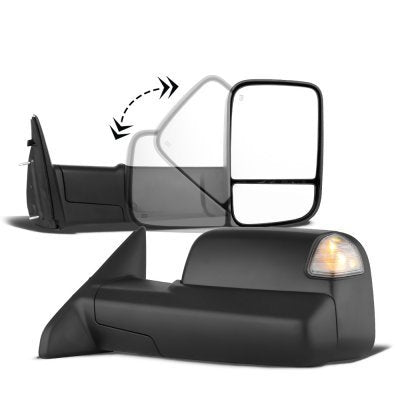 Dodge Ram 1500 2009-2012 Power Heated Towing Mirrors Clear Signal