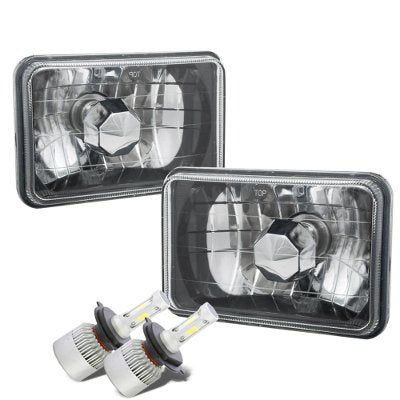 Honda CRX 1984-1985 Black Chrome LED Headlights Conversion Kit