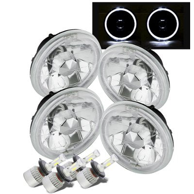 Ford F100 1958-1960 White Halo LED Headlights Conversion Kit