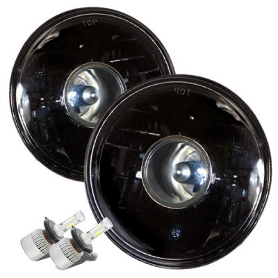 Chevy C10 Pickup 1967-1979 Black LED Projector Headlights Kit