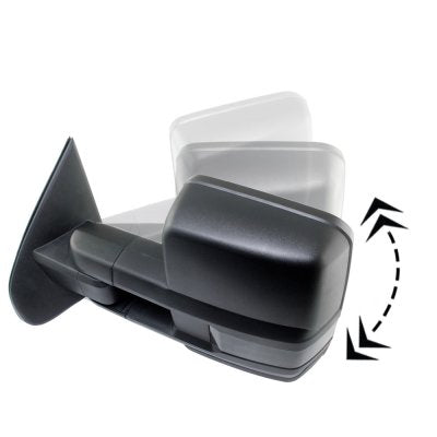 Chevy Silverado 3500HD 2015-2019 Power Folding Towing Mirrors Smoked LED Lights Heated