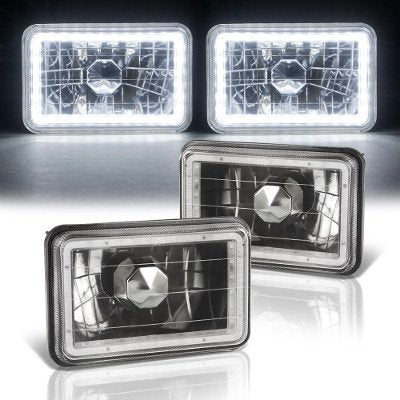 Buick Regal 1981-1987 Black SMD LED Sealed Beam Headlight Conversion
