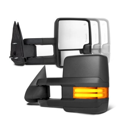 2002 Chevy Avalanche Towing Mirrors LED DRL Power Heated