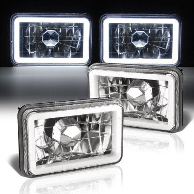 Chrysler Fifth Avenue 1984-1990 Halo Tube Sealed Beam Headlight Conversion