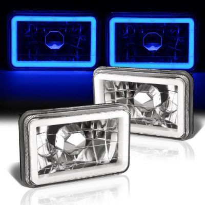 Buick Riviera 1975-1985 Blue Halo Tube Sealed Beam Headlight Conversion
