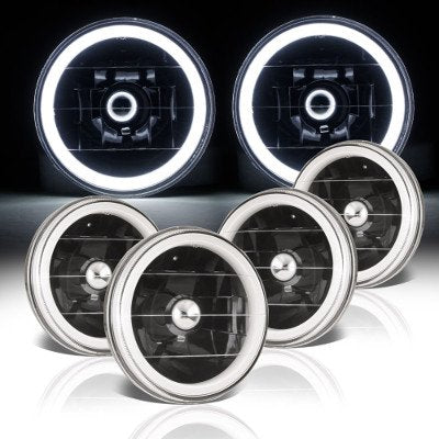 Buick LeSabre 1971-1975 Halo Tube Black Sealed Beam Headlight Conversion