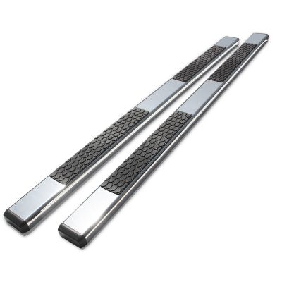 Dodge Ram 1500 Quad Cab 2019-2026 Running Boards Hex Steps Stainless 5 Inch