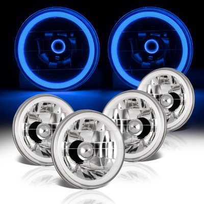 Buick Skylark 1962-1972 Blue Halo Tube Sealed Beam Headlight Conversion
