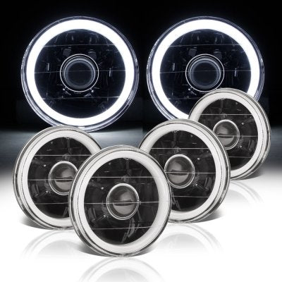 Buick Riviera 1963-1974 Halo Tube Black Sealed Beam Projector Headlight Conversion