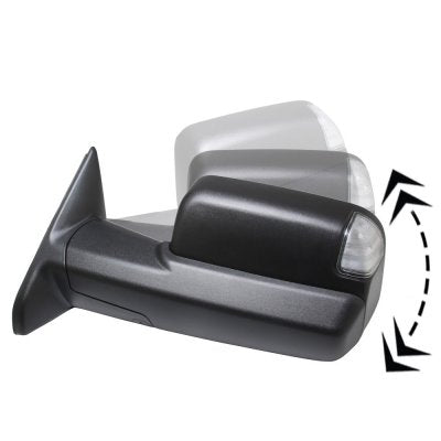 Dodge Ram 1500 2009-2018 Power Folding Towing Mirrors Clear LED Signal Heated