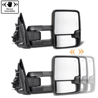 GMC Sierra 2500HD 2015-2019 Towing Mirrors LED DRL Power Heated