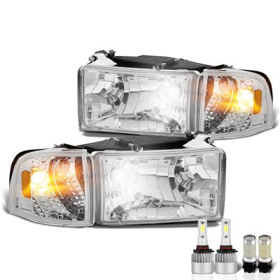 Dodge Ram 2500 1994-2002 LED Headlight Bulbs Set Complete Kit