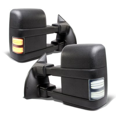 Ford F350 Super Duty 2008-2016 Tow Mirrors Switchback LED Sequential Signal