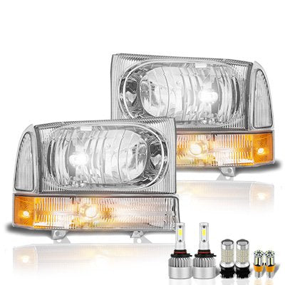 Ford F350 1999-2004 LED Headlight Bulbs Set Complete Kit