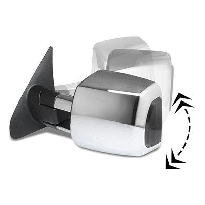 Toyota Sequoia 2008-2020 Chrome Power Folding Tow Mirrors Smoked LED