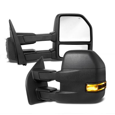 Ford F150 2004-2008 New Towing Mirrors Power Heated Smoked LED Signal Puddle Lights