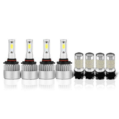 Chevy Silverado 2500HD 2007-2014 LED Headlight Bulbs Complete Kit