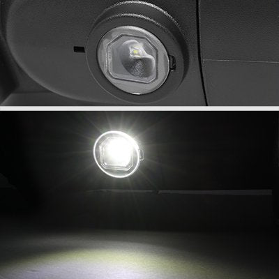 Ford F550 Super Duty 2008-2016 White Tow Mirrors Clear LED Lights Power Heated