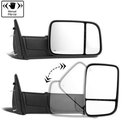 Dodge Ram 3500 1994-2002 New Towing Mirrors Manual