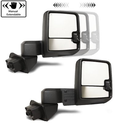 GMC Sierra 1500 2019-2025 Towing Mirrors LED Lights Power Heated Glass
