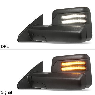 Dodge Ram 1500 2019-2024 New Tow Mirrors LED DRL Switchback Sequential Signal
