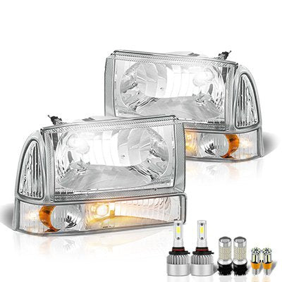 Ford Excursion 2000-2004 LED Headlight Bulbs Set Complete Kit