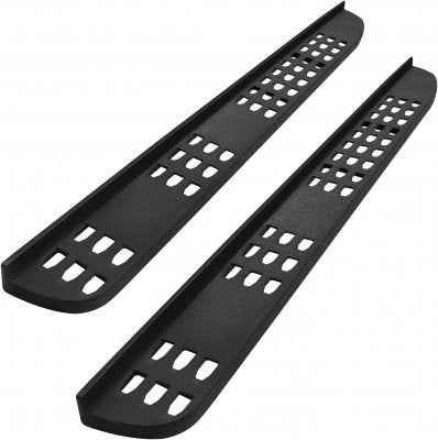 Dodge Ram 1500 Crew Cab 2019-2026 Black Nerf Bars 7 Inches