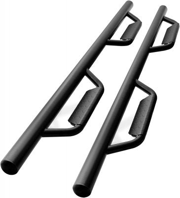 Chevy Silverado 1500 Double 2019-2026 Black Off Road Nerf Bars