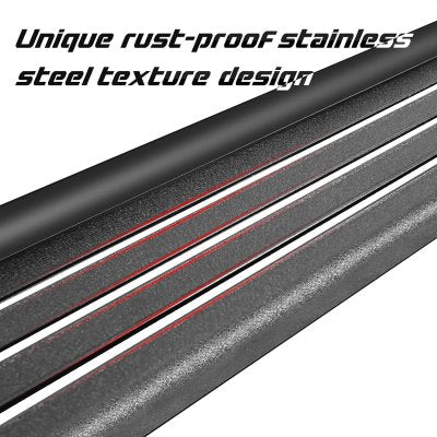 Buick Enclave 2018-2024 Black Aluminum Running Boards 5 inches