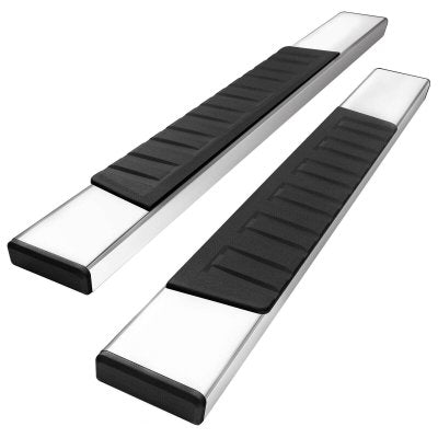 Chevy Silverado 3500HD Regular Cab 2020-2026 Running Boards Stainless 6 Inches