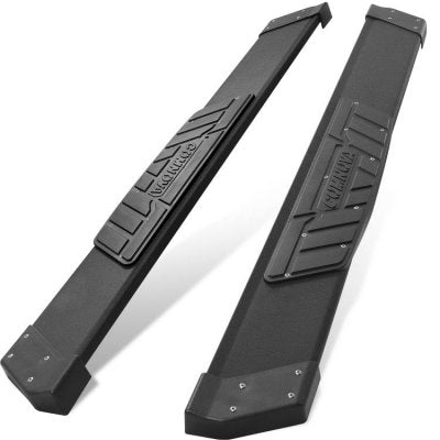 GMC Sierra 3500HD Regular Cab 2020-2026 Black Nerf Bars 6 inch