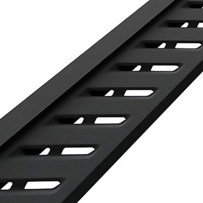 GMC Sierra 3500HD Crew Cab 2007-2014 Black Nerf Bars 7 inch