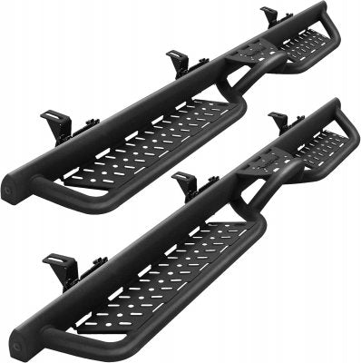 Jeep Wrangler JL 4-Door 2018-2026 Black Nerf Bars