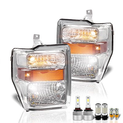 Ford F350 Super Duty 2008-2010 LED Headlight Bulbs Set Complete Kit