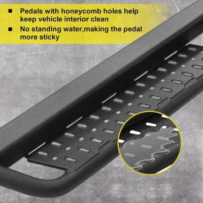 Toyota Tacoma Double Cab 2024-2026 Black Nerf Bars