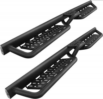 Chevy Silverado 3500HD Crew Cab 2020-2026 Black Nerf Bars